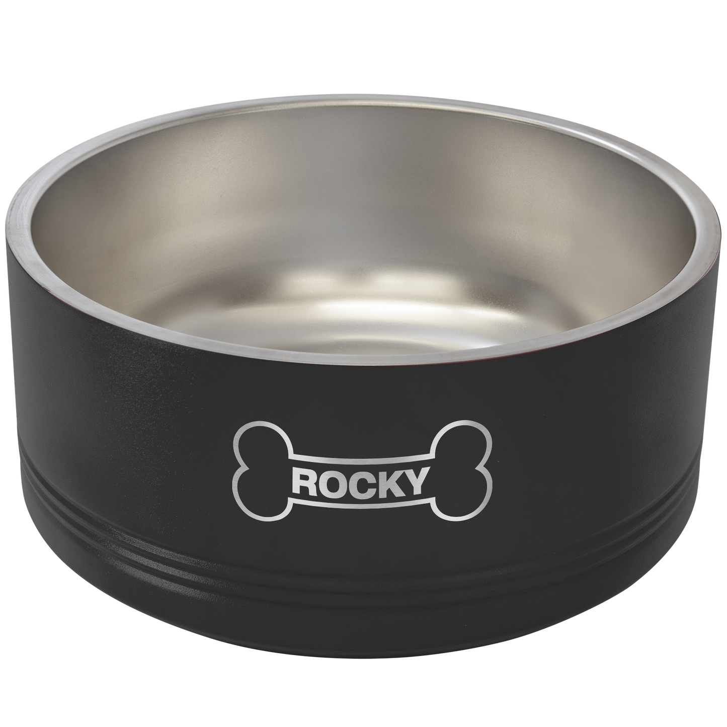 64 oz. Black Pet Bowl